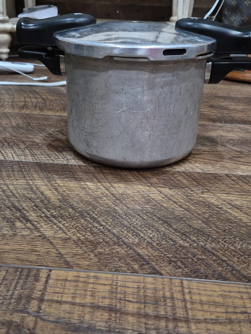 Used Cooks Tools Aluminum Pressure Cooker For Parts As Is